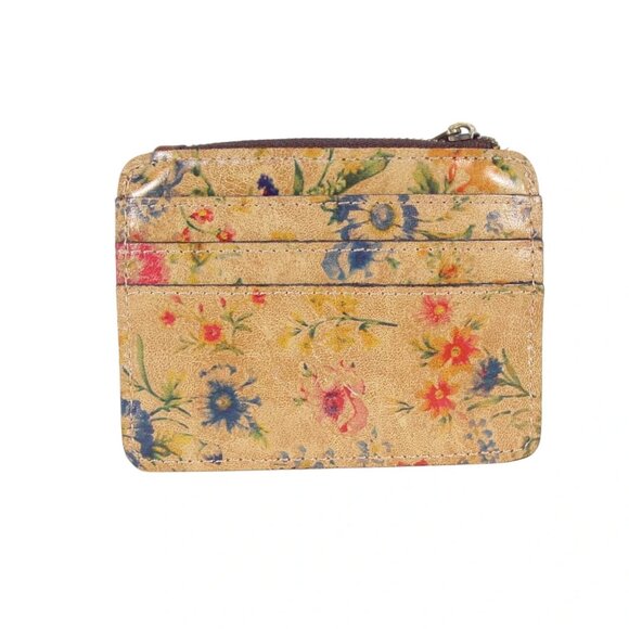PATRICIA NASH Cassis Prairie Rose Leather Organizer Card Wallet - $49 - Picture 2 of 7